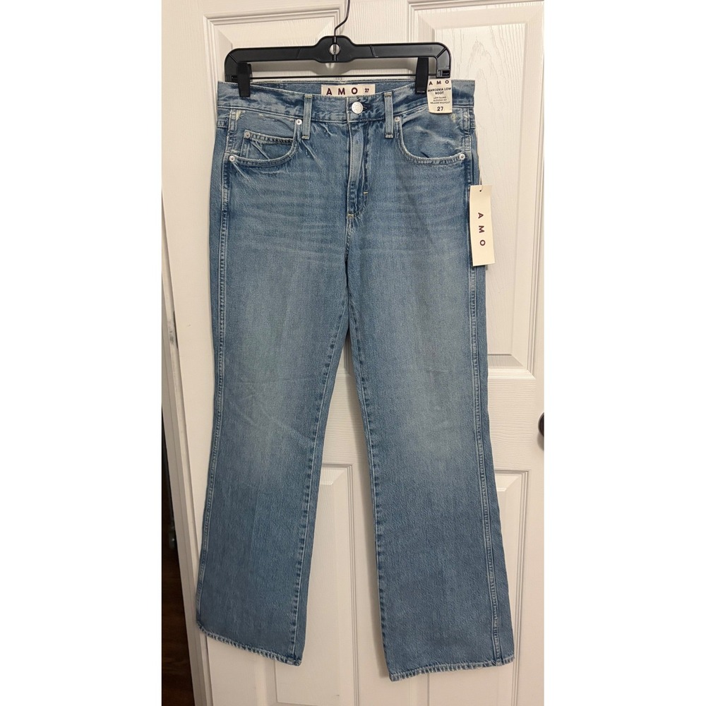 NEW AMO Denim | Marcenia Low Bootcut in Bewitched Slouchy Low Sz 27